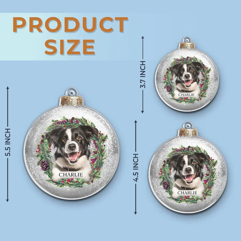 Custom Photo You’ll Always Be With Me In Spirit - Memorial Personalized Custom Ornament - Acrylic Custom Shaped - Sympathy Gift, Christmas Gift For Pet Owners, Pet Lovers
