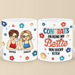 Custom Name Bestie Gifts for Friends - Personalized Mugs