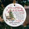 You Are Deeply Missed - Memorial Personalized Custom Ornament - Ceramic Round Shaped - Sympathy Gift, Christmas Gift For Family Members