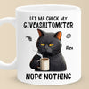 My Spirit Animal Is A Grumpy Cat - Friend Personalized Custom Mug - Christmas Gift, Birthday Gift For Best Friends, Family Members, Coworkers, Yourself