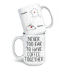 Miles Can’t Break The Bond We Share - Bestie Personalized Custom Mug - Christmas Gift For Best Friends, BFF, Sisters