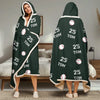 Just Play - Personalized Custom Snuggle Blanket, Hoodie Blanket - Christmas Gift For Sport Lovers, Sport Players
