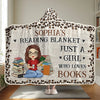 Lost In A Good Book - Personalized Custom Snuggle Blanket, Hoodie Blanket - Christmas Gift For Book Lovers