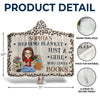 Lost In A Good Book - Personalized Custom Snuggle Blanket, Hoodie Blanket - Christmas Gift For Book Lovers
