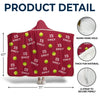 Play Hard, Play Smart - Personalized Custom Snuggle Blanket, Hoodie Blanket - Christmas Gift For Sport Lovers, Sport Players