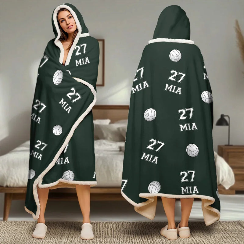 Chase The Win - Personalized Custom Snuggle Blanket, Hoodie Blanket - Christmas Gift For Sport Lovers, Sport Players