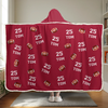 Work Hard, Dream Big - Personalized Custom  Snuggle Blanket, Hoodie Blanket - Christmas Gift For Sport Lovers, Sport Players