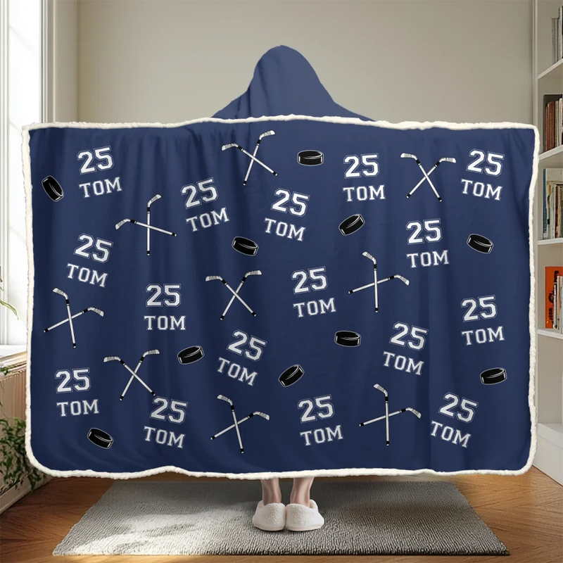 Find Your Fire - Personalized Custom Snuggle Blanket, Hoodie Blanket - Christmas Gift For Sport Lovers, Sport Players