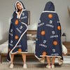 Rise And Grind - Personalized Custom Snuggle Blanket, Hoodie Blanket - Christmas Gift For Sport Lovers, Sport Players