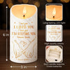 Two Hearts, One Grip - Couple Personalized Custom LED Candle - Christmas Gift For Husband Wife, Anniversary