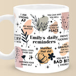Custom Name Empowering Affirmation Gifts for Women - Personalized Mug