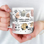 Custom Name Empowering Affirmation Gifts for Women - Personalized Mug