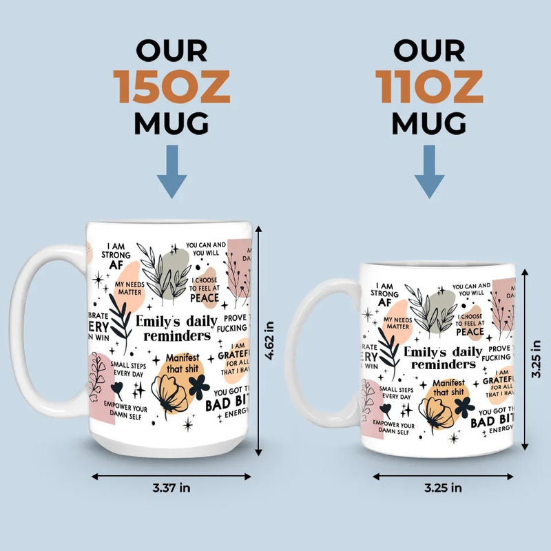 Your Only Limit Is You - Personalized Custom Mug - Birthday Gift, Gift For Yourself
