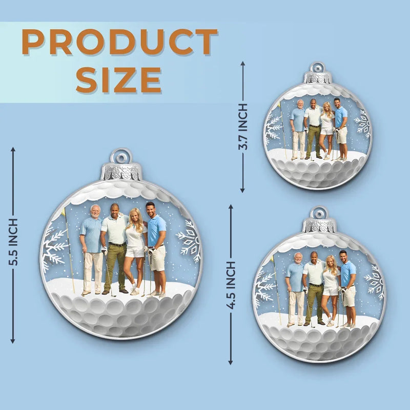 Custom Photo For The Love Of The Game - Personalized Custom Ornament - Acrylic Custom Shaped - Christmas Gift For Sport Lovers, Sport Players