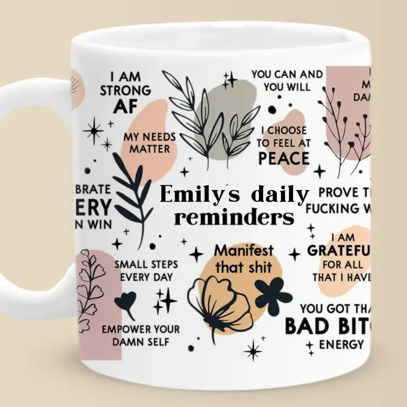 Your Only Limit Is You - Personalized Custom Mug - Birthday Gift, Gift For Yourself