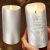I Don't Need A Perfect Life, Just Your Hand In Mine - Couple Personalized Custom LED Candle - Christmas Gift For Husband Wife, Anniversary