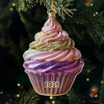 Custom Name Christmas Cupcake Family Gifts - Personalized Ornament
