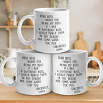 Custom Name Funny Boss Appreciation Gifts - Personalized Mugs