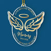 Love Beyond Words, Missed Beyond Measure - Memorial Personalized Custom Ornament - Acrylic Custom Shaped - Sympathy Gift, Christmas Gift For Family Members