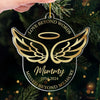 Love Beyond Words, Missed Beyond Measure - Memorial Personalized Custom Ornament - Acrylic Custom Shaped - Sympathy Gift, Christmas Gift For Family Members