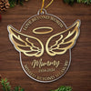 Love Beyond Words, Missed Beyond Measure - Memorial Personalized Custom Ornament - Acrylic Custom Shaped - Sympathy Gift, Christmas Gift For Family Members
