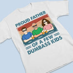 Custom Name Proud Father Funny Family Gifts - Personalized Apparel