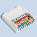 Custom Name Proud Father Funny Family Gifts - Personalized Apparel