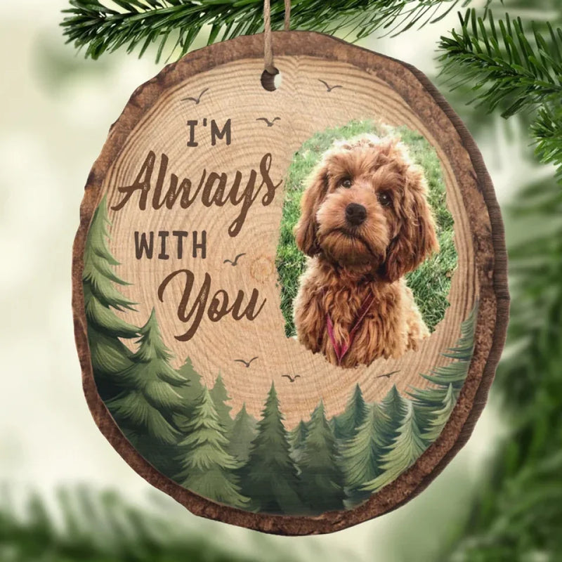Custom Photo Until The Day We Meet Again On The Rainbow Bridge - Memorial Personalized Custom Ornament - Wood Custom Shaped - Sympathy Gift, Christmas Gift For Pet Owners, Pet Lovers