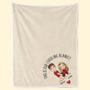 This Is Our Cuddling Blanket - Couple Personalized Custom Blanket - Christmas Gift For Husband Wife, Anniversary