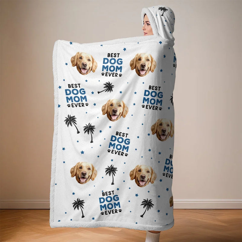 Custom Photo Happiness Is Having Furry Friends - Dog & Cat Personalized Custom Snuggle Blanket, Hoodie Blanket - Christmas Gift For Pet Owners, Pet Lovers