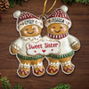 Holiday Cheer Is Better When Shared - Bestie Personalized Custom Ornament - Acrylic Custom Shaped - Christmas Gift For Best Friends, BFF, Sisters