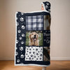 Custom Photo Once By My Side, Forever In My Heart - Memorial Personalized Custom Snuggle Blanket, Hoodie Blanket - Sympathy Gift, Christmas Gift For Pet Owners, Pet Lovers