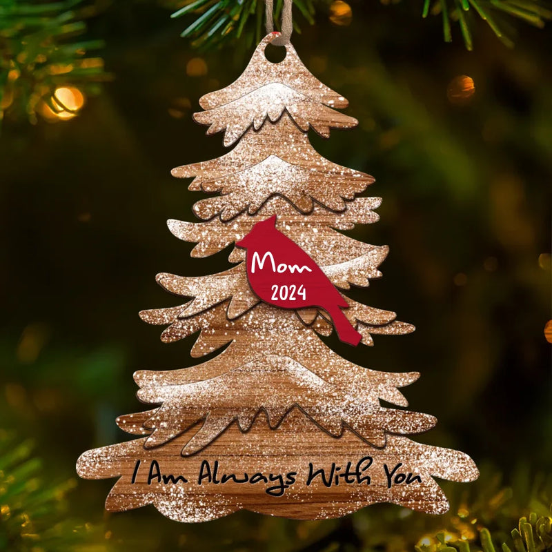 Your Memory Is Forever Etched In Our Hearts - Memorial Personalized Custom Ornament - Wood Custom Shaped - Sympathy Gift, Christmas Gift For Family Members