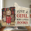 Reading Is Breathing For The Mind - Personalized Custom Snuggle Blanket, Hoodie Blanket - Christmas Gift For Book Lovers