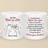 You’re Not Just My Best Friend, You’re My Ride Or Die Forever - Bestie Personalized Custom Mug - Christmas Gift For Best Friends, BFF, Sisters