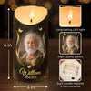 Custom Photo Love Is A Light That Never Dims - Memorial Personalized Custom LED Candle - Sympathy Gift, Christmas Gift For Family Members