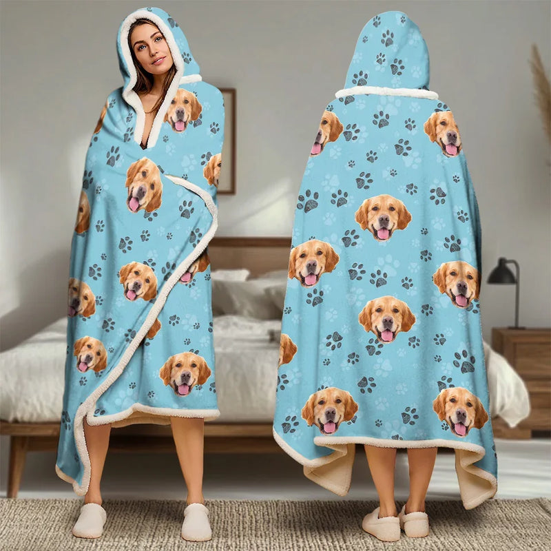 Custom Photo Love Without Limits - Dog & Cat Personalized Custom Snuggle Blanket, Hoodie Blanket - Christmas Gift For Pet Owners, Pet Lovers