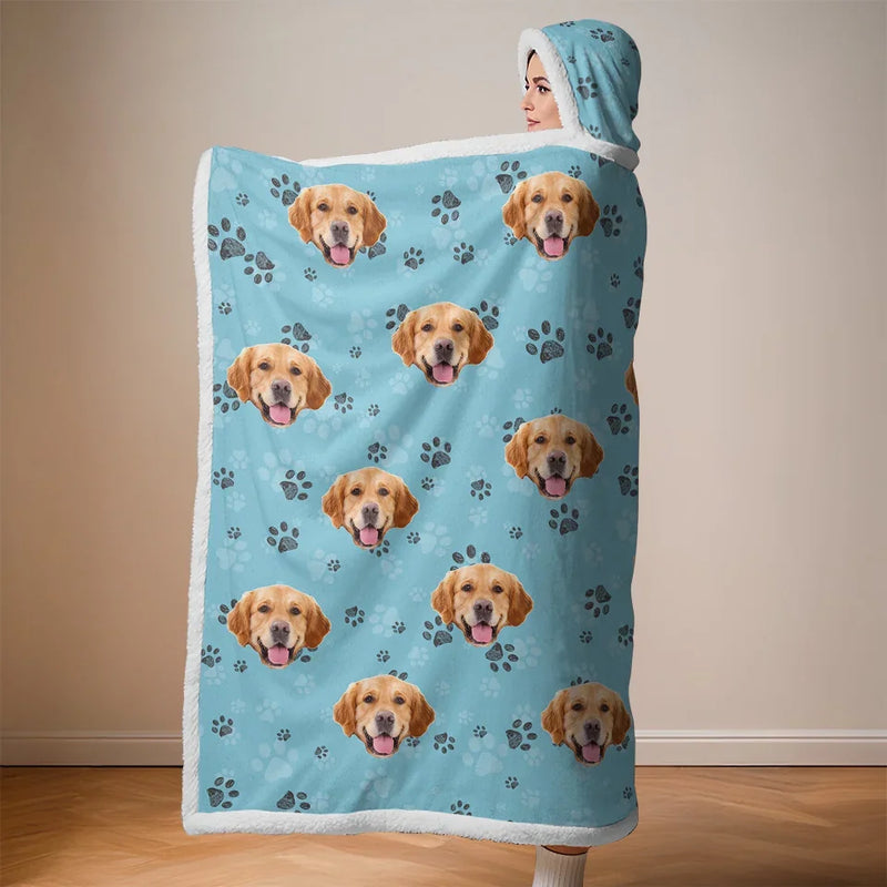 Custom Photo Love Without Limits - Dog & Cat Personalized Custom Snuggle Blanket, Hoodie Blanket - Christmas Gift For Pet Owners, Pet Lovers