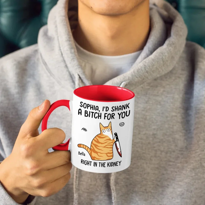 Together, We’re Unstoppable - Friend Personalized Custom Accent Mug - Gift For Best Friends, Sisters, Family Members, Coworkers