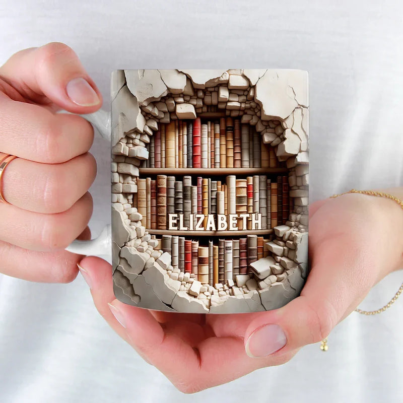 Books Are The Keys To The Magic Of The Universe - Personalized Custom Mug - Christmas Gift For Book Lovers