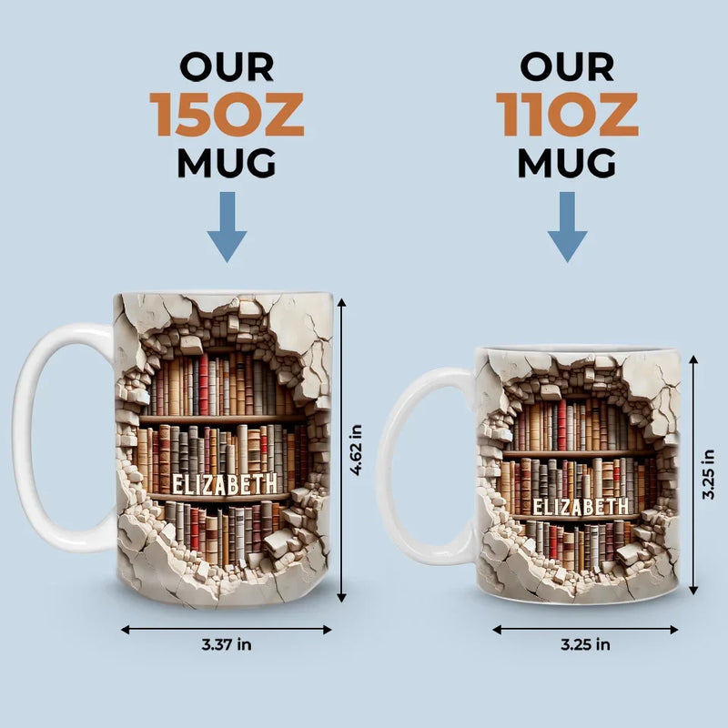 Books Are The Keys To The Magic Of The Universe - Personalized Custom Mug - Christmas Gift For Book Lovers
