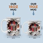 Custom Name Book Lover Gifts for Readers - Personalized Mug