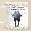 It Takes A Long Time To Grow An Old Friend - Bestie Personalized Custom Mug - Christmas Gift For Best Friends, BFF, Sisters