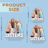 Custom Photo No Matter The Distance, Family Always Stays Connected - Family Personalized Custom Ornament - Acrylic Custom Shaped - Christmas Gift For Family Members, Siblings, Brothers, Sisters