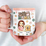 Custom Name Dog Mom Gifts for Women - Personalized Mugs