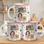 Custom Name Dog Mom Gifts for Women - Personalized Mugs
