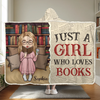 Reading Is Breathing For The Mind - Personalized Custom Snuggle Blanket, Hoodie Blanket - Christmas Gift For Book Lovers