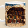 Where Books Are, Magic Happens - Personalized Custom Mug - Christmas Gift For Book Lovers