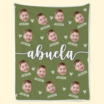 Custom Grandkids Photo Gifts for Grandma - Personalized Blanket