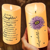 Remember You Are Braver Than You Think - Family Personalized Custom LED Candle - Christmas Gift For Son, Daughter, Grandson, Granddaughter